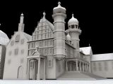 简单的欧式建筑maya模型