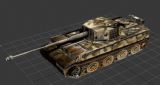 自建虎式91坦克简模