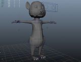 卡通老鼠,动物3d模型