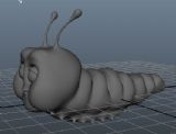 可爱的小虫子,动物3d模型