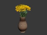 菊花,盆栽菊花3D模型