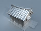 网游类房子maya模型