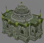 建筑,城堡,龙之谷,游戏场景3d模型