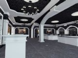 欧式风格珠宝展厅,珠宝店3D模型