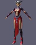 科幻人物,游戏角色,女性3D模型