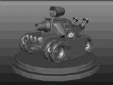 坦克,军事战车maya3d模型