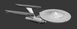 星际迷航企业号素模,飞船max3d模型
