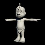 卡通人物,男孩maya3d模型
