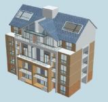 现代坡顶住宅,建筑,室外场景max3d模型