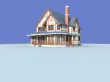 英式别墅,建筑,房子,室外场景max3d模型