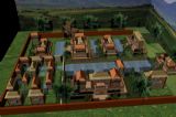 城楼,游戏场景maya3d模型