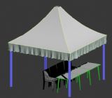 自己做的一个劳斯伯格帐篷3D模型