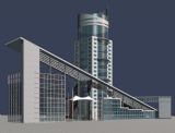 现代大楼,公司大楼,酒店,室外建筑max3d模型