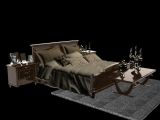 欧式床,室内家具max3d模型