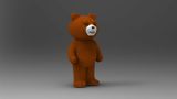 泰迪熊,卡通角色max3d模型
