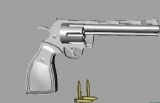 左轮手枪,武器maya3d模型