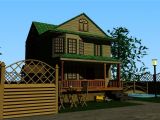 房屋,别墅庭院,建筑场景3D模型