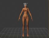 剑灵,女性,游戏角色max3d模型