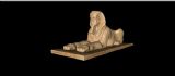 狮身人面像,埃及古建筑C4D,3D模型