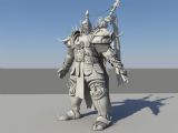 兽人,战士,游戏角色maya3d模型