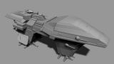 战舰,机械maya3d模型