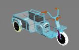 电动车,三轮车,交通工具max3d模型