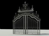 欧式大门,铁栅栏,建筑max3d模型