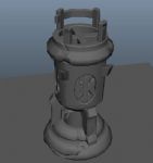石灯,游戏场景maya3d模型