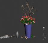 花,盆景,植物max3d模型