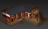 居民房屋,古代房子,建筑,室外场景max3d模型