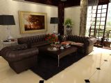 皮沙发组合,室内家具max3d模型