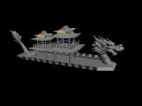 龙舟,船max3d模型