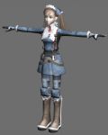 战场的女武神,爱丽丝,女性,游戏角色max3d模型
