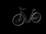 自行车,交通工具maya3d建模