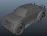 吉普车,汽车maya3d模型
