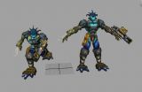 生化怪兽,游戏角色max3d模型