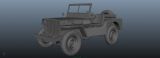 二战吉普威利斯,吉普车,越野车,军车3D模型