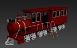 圣诞火车,玩具max3d模型