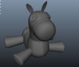 毛驴,玩具3d模型