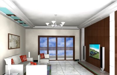 客厅,室内场景max模型