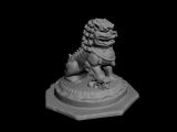 石狮子,动物雕塑模型