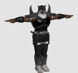 铁拳Armor King,铁甲豹王,摔跤手3D模型