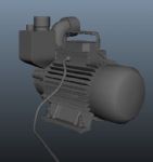 水泵,电机3D模型