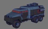 低模装甲车maya模型