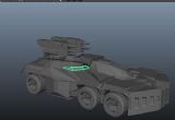 重型装甲战车maya模型