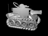 安卓小坦克,卡通,战车max模型