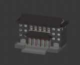 中式酒店,房子,建筑max模型