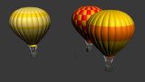 热气球,飞行器max模型