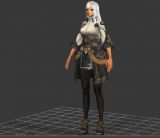 剑灵,次时代游戏角色,女性max模型