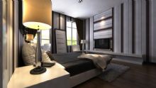 现代卧室,室内场景max模型